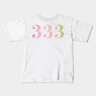 angel numbers 333 Kids T-Shirt
